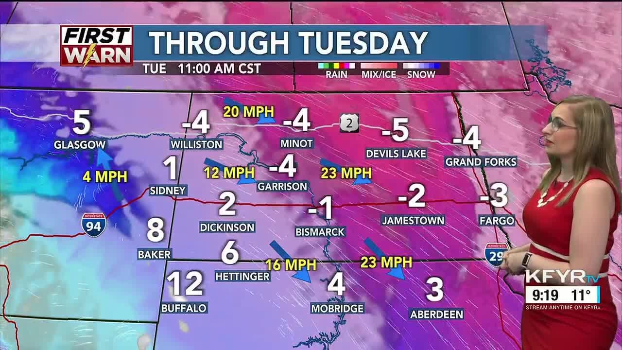 KFYR First News at Nine Weather 01/26/2026