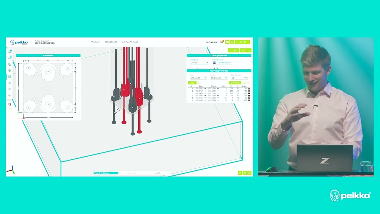 Peikko's Cloud-Based Solution: Revolutionizing Bolted Column Connections