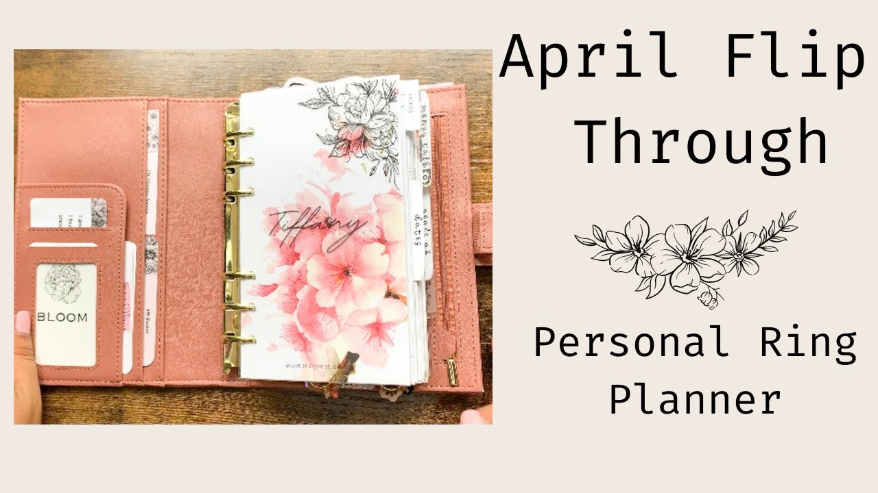 APRIL FLIP THROUGH | Chatty| Personal Rings