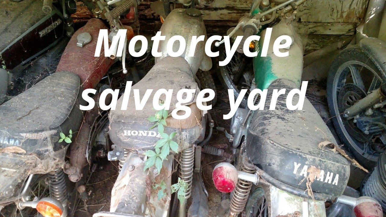 Motorcycle salvage yard. Pt.2 Will it run.  Suzuki Drz 250 will it run. #willitrun #salvageyard