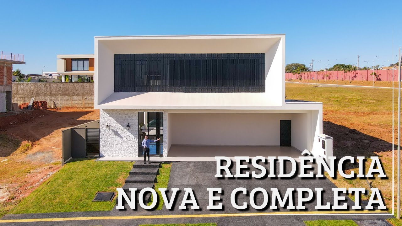 RESIDÊNCIA COMPLETA ENTREGUE MOBILIADA À VENDA NO JARDINS ITÁLIA | GOIÂNIA
