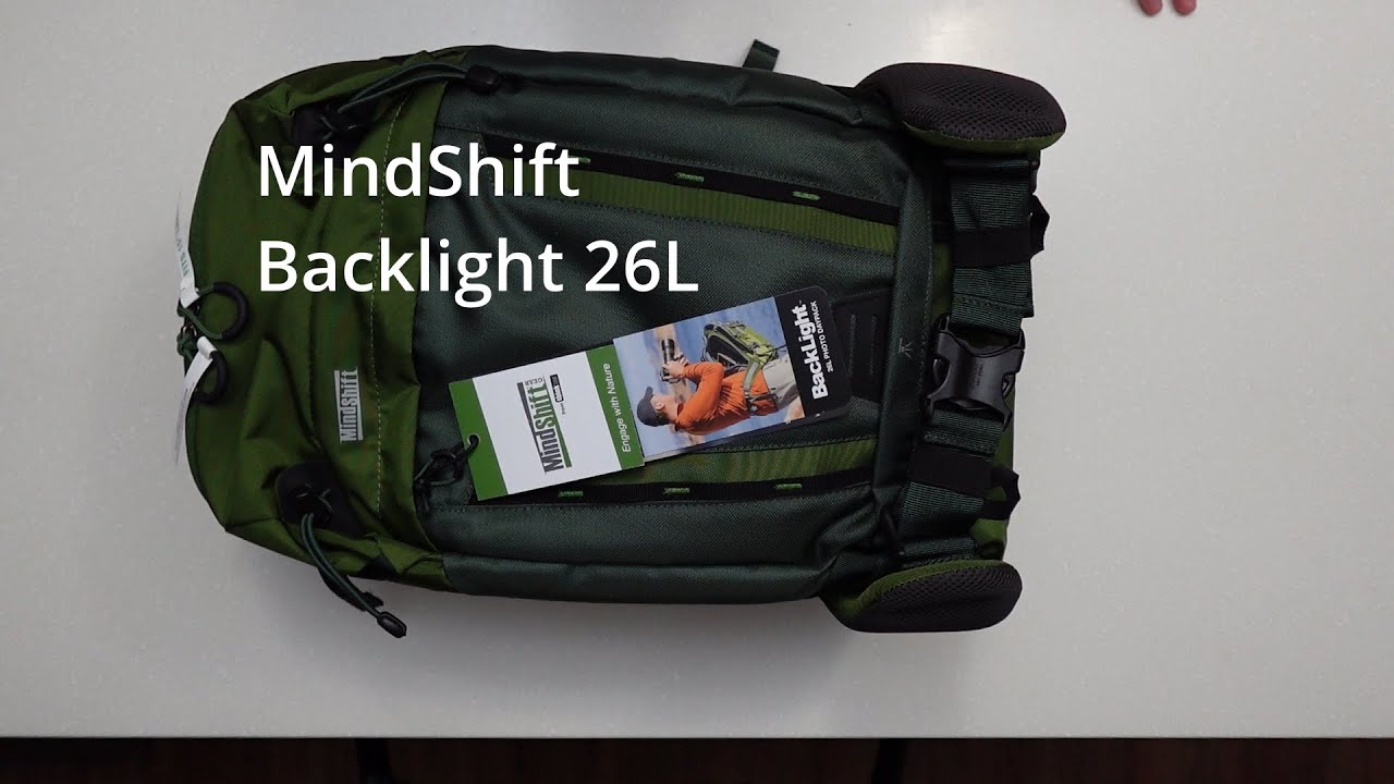 UNBOXING/PHOTO GEAR/TRAVEL GEAR:  MindShift Backlight 26L