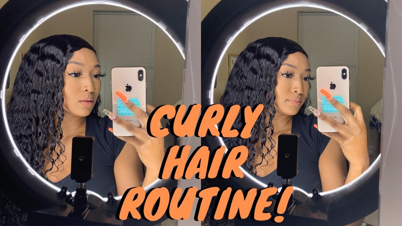 CURLY HAIR ROUTINE 2019 FT. ALIPEARL HAIR