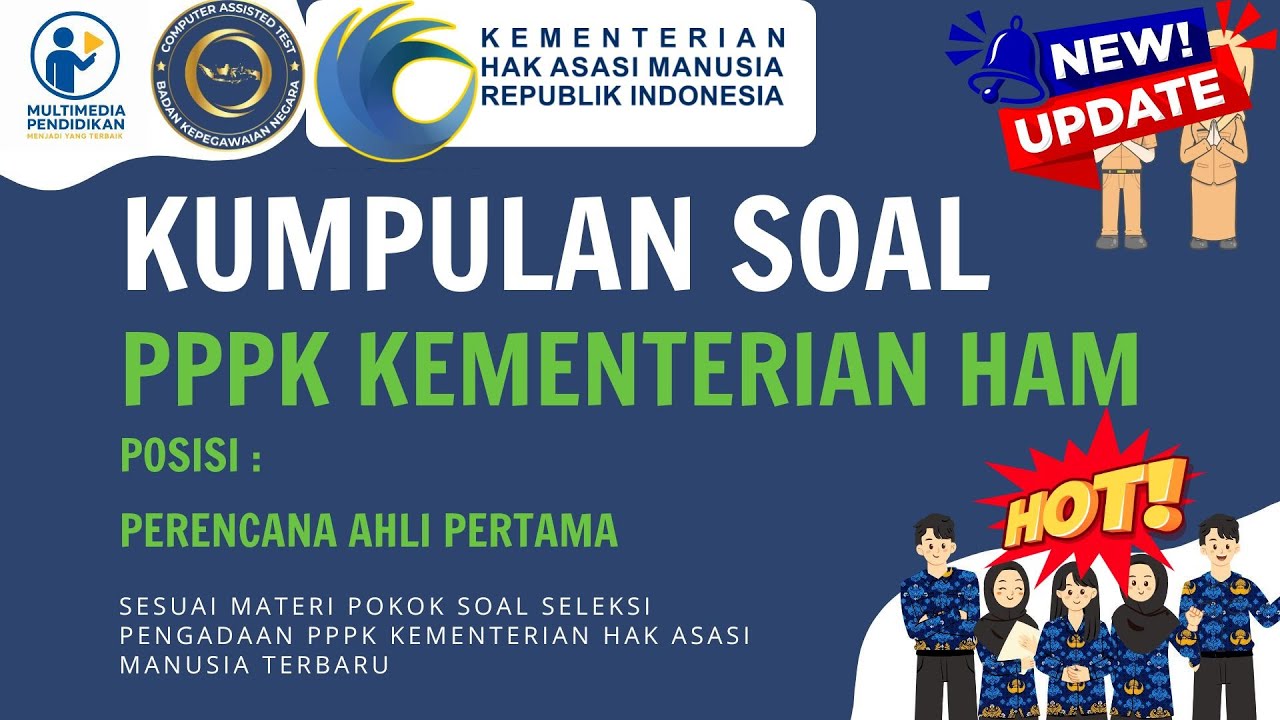 Kumpulan Soal PPPK Perencana Ahli Pertama Kementerian HAM 2025 - 2026 | Prediksi Terbaru KEMENHAM
