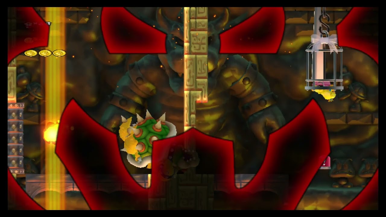 Ultimate New Super Mario Bros Wii Final Boss Corruption Craziness 4
