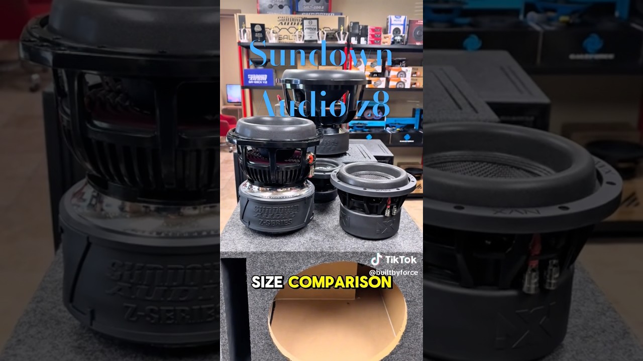 New Sundown Audio Z 8 inch Sub #subwoofer #sundownaudio