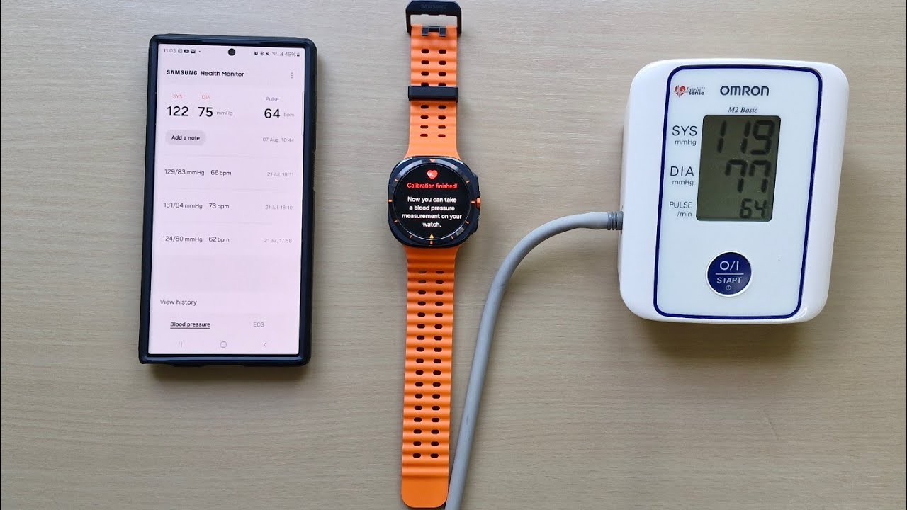 Настройка тонометра Samsung Galaxy Watch Ultra
