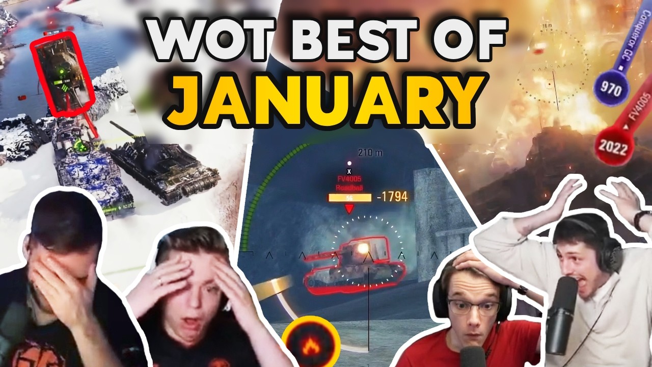 WoT BEST Moments of JANUARY! 🔥🎲 | WoT Monthly Highlights | [World of Tanks]