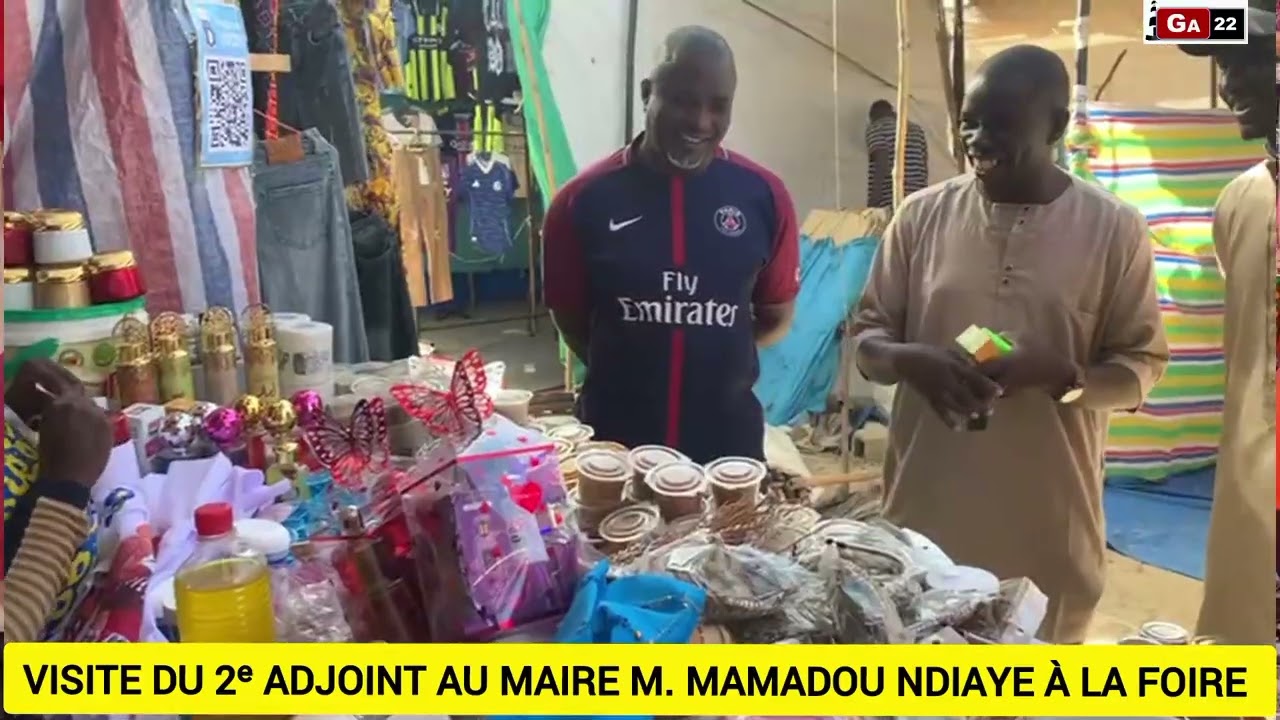 Visite du 2 e Adjoint au Maire M. Mamadou Ndkqye a la foire