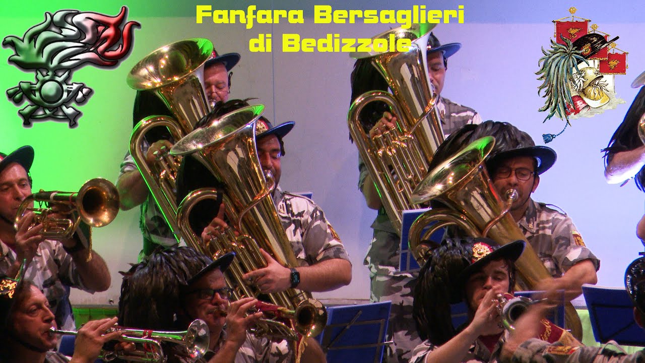 7 MARCIA CANNONE GRANDE CONCERTO  FANFARA BERSAGLIERI BEDIZZOLE