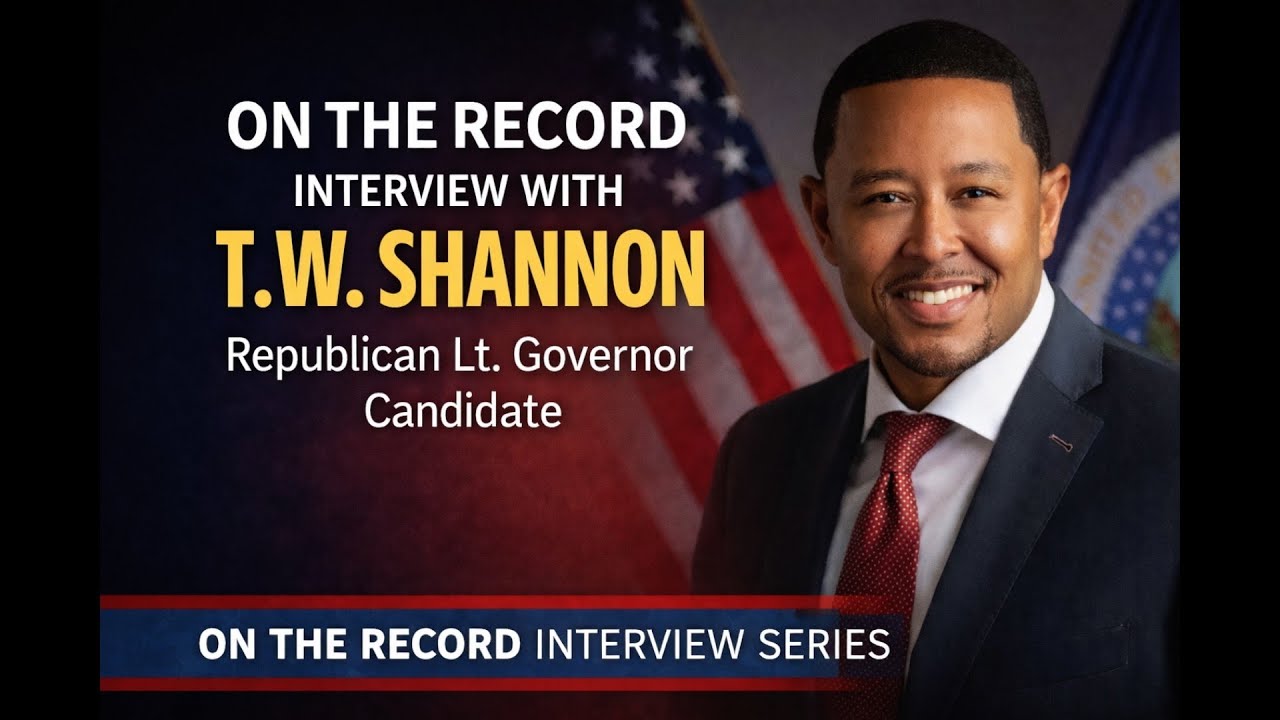 On The Record | Republican Lt. Governor Candidate, T.W. Shannon (Full Interview)