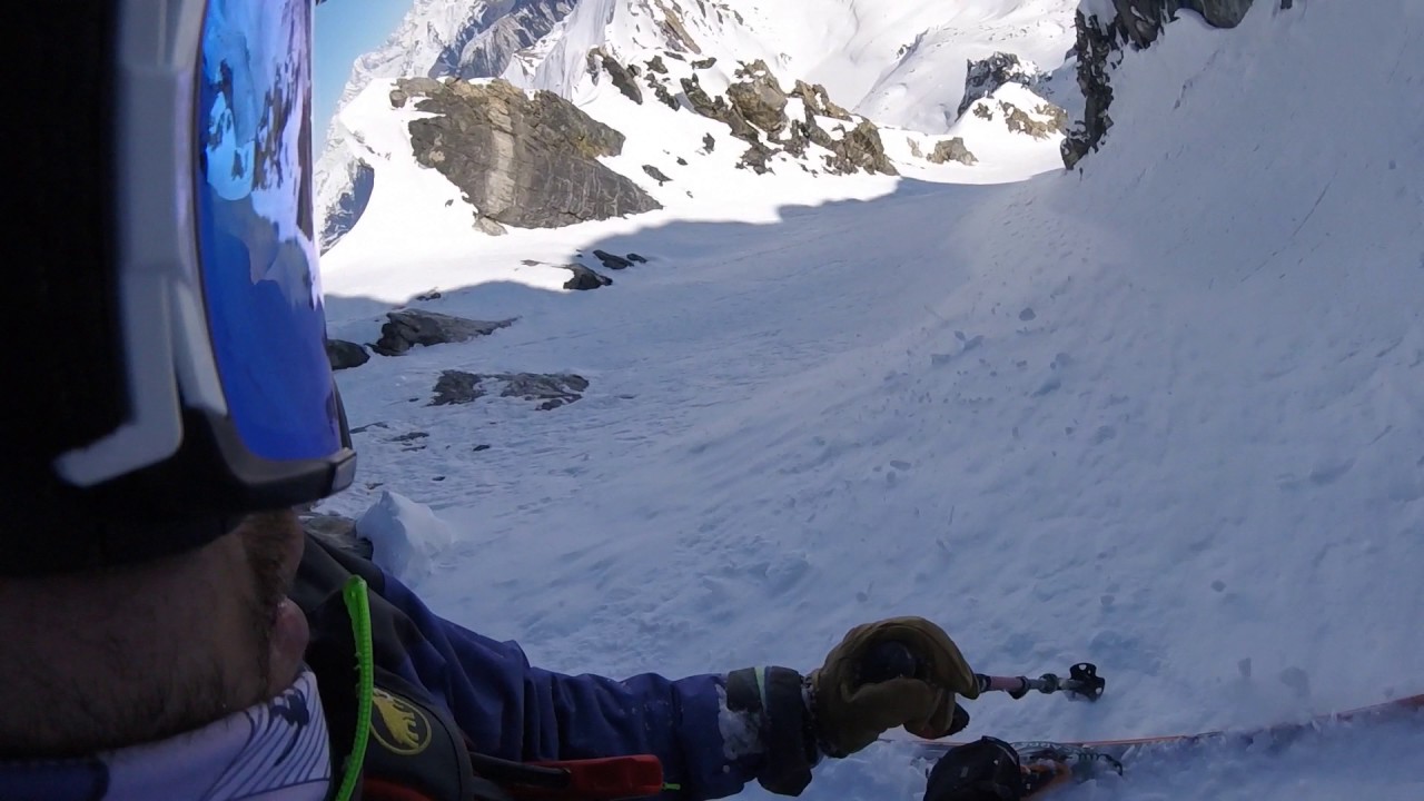 Aiguille du fruit couloir Est