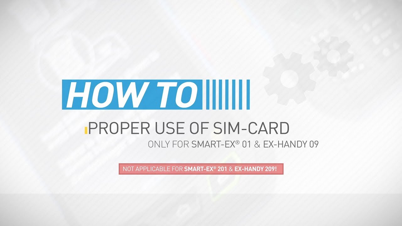 [HOW TO] Correct SIM-Card Change – For Smart-Ex® 01 & Ex Handy 09