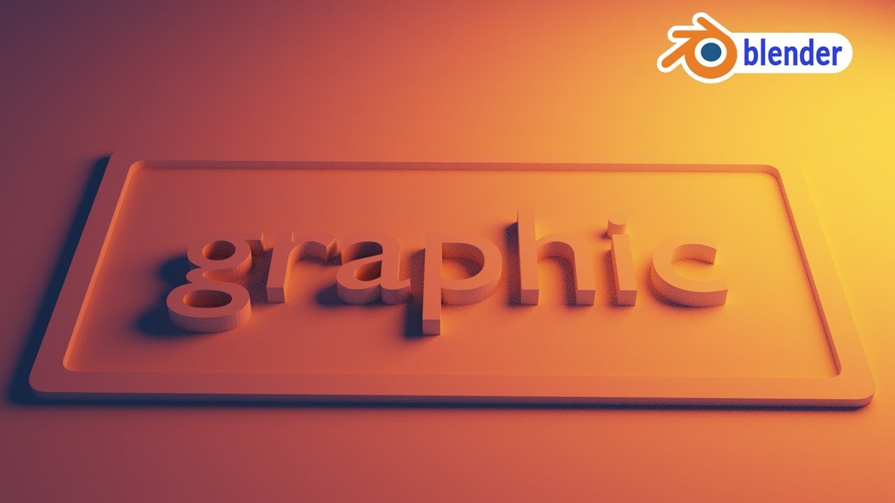 Cara Membuat Text 3D di Blender 2.91 dan Menganimasikannya