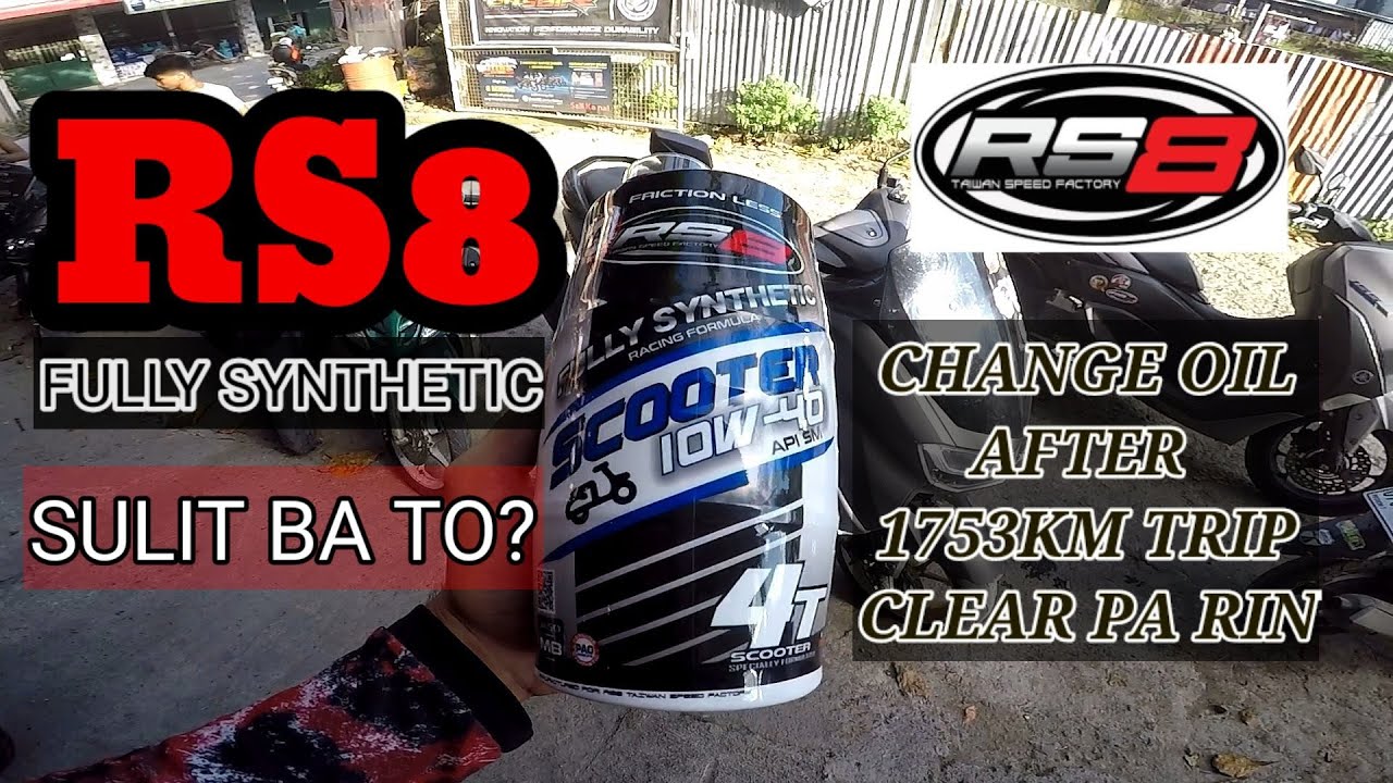 RS8 FULLY SYNTHETIC RACING FORMULA OIL FOR MY NMAX
