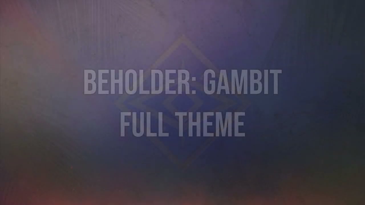 Standoff 2 | Beholder: Gambit | Full Theme