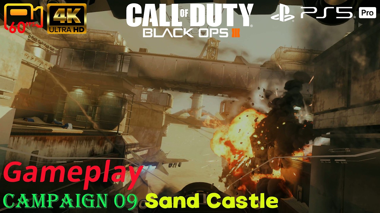 Campaign 09: Sand Castle - Call of Duty: Black Ops III - PS5 Pro 4K60P