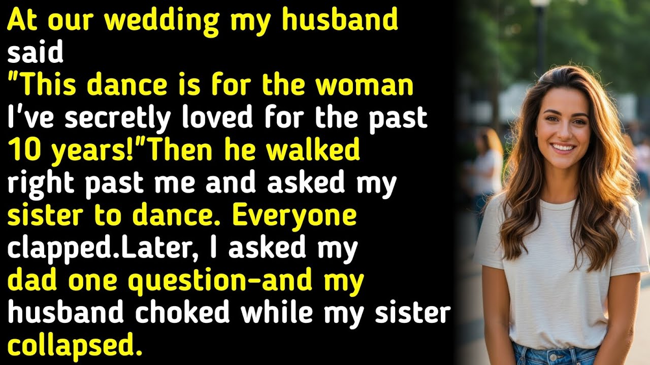 At our wedding my husband said