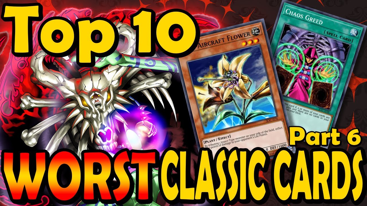 Top 10 Worst Classic Cards in Yugioh 【Invasion of Chaos (IOC)】