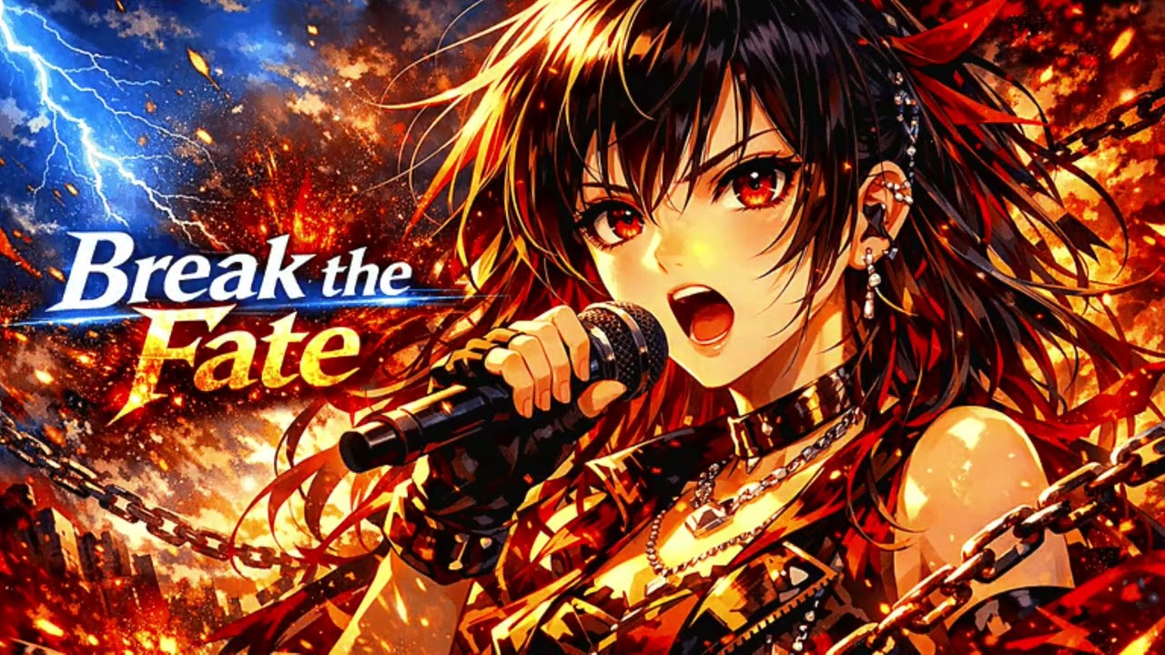 Break the Fate｜｜Anime Song｜Epic Music｜AI Music Video｜Japanese Rock｜Visual Kei｜Symphonic Metal｜