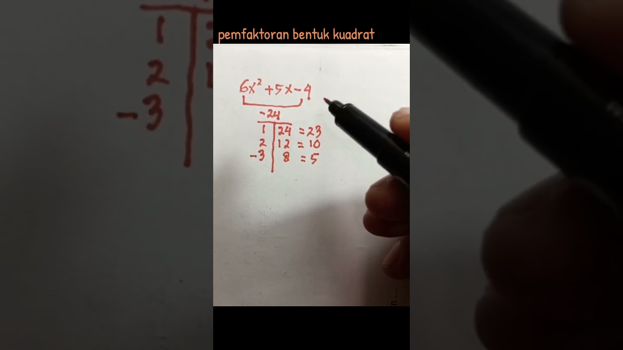 Faktor aljabar #videoshort