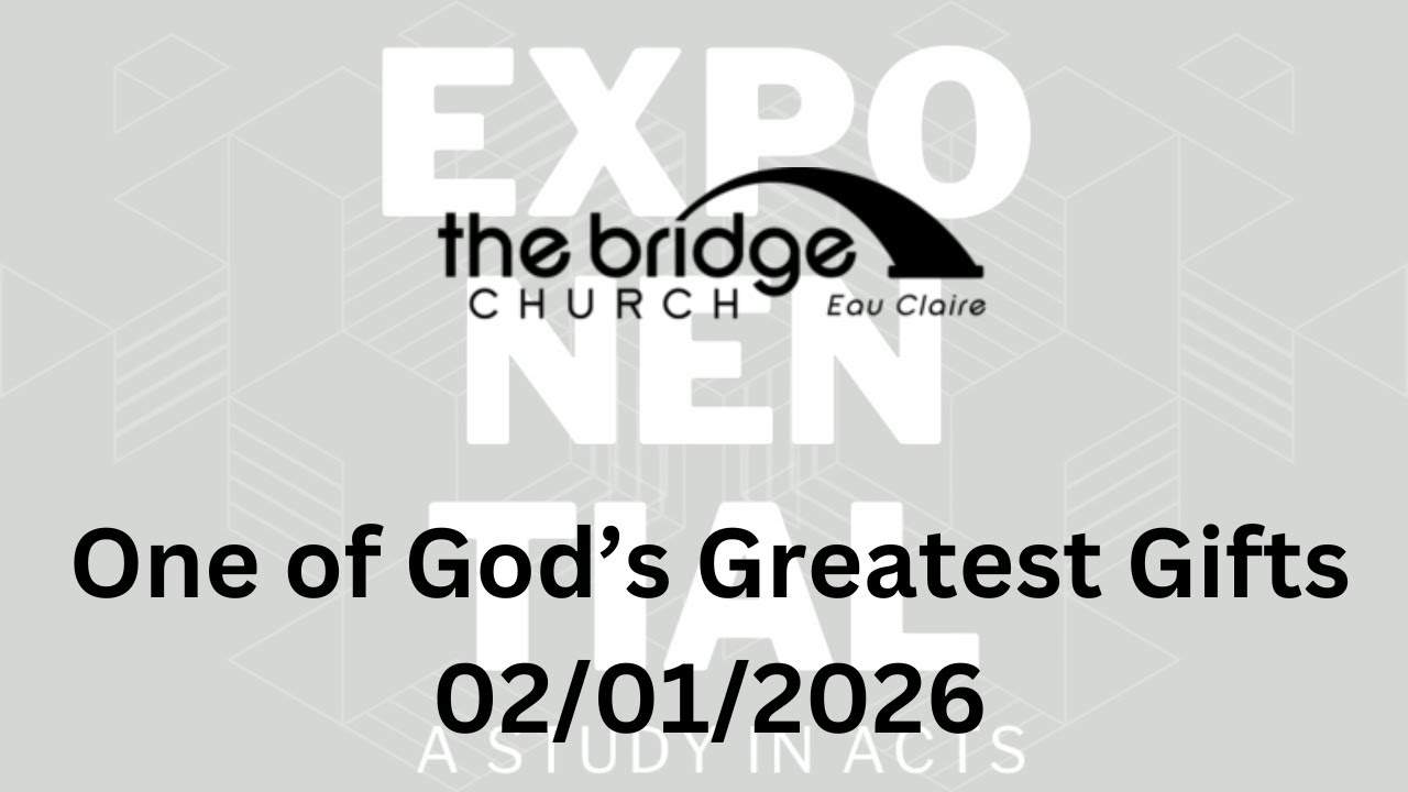 2026-02-01 | One of God's Greatest Gifts | Sam DeLoye