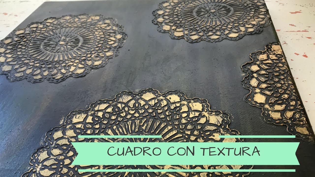 COMO PINTAR UN CUADRO FACIL CON TEXTURA