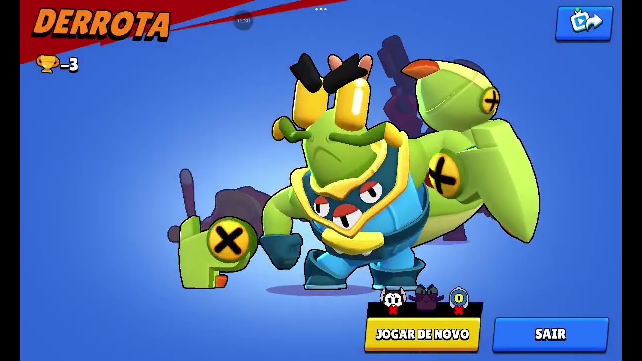 eu jogando brawl stars com a conta do meu irmão 