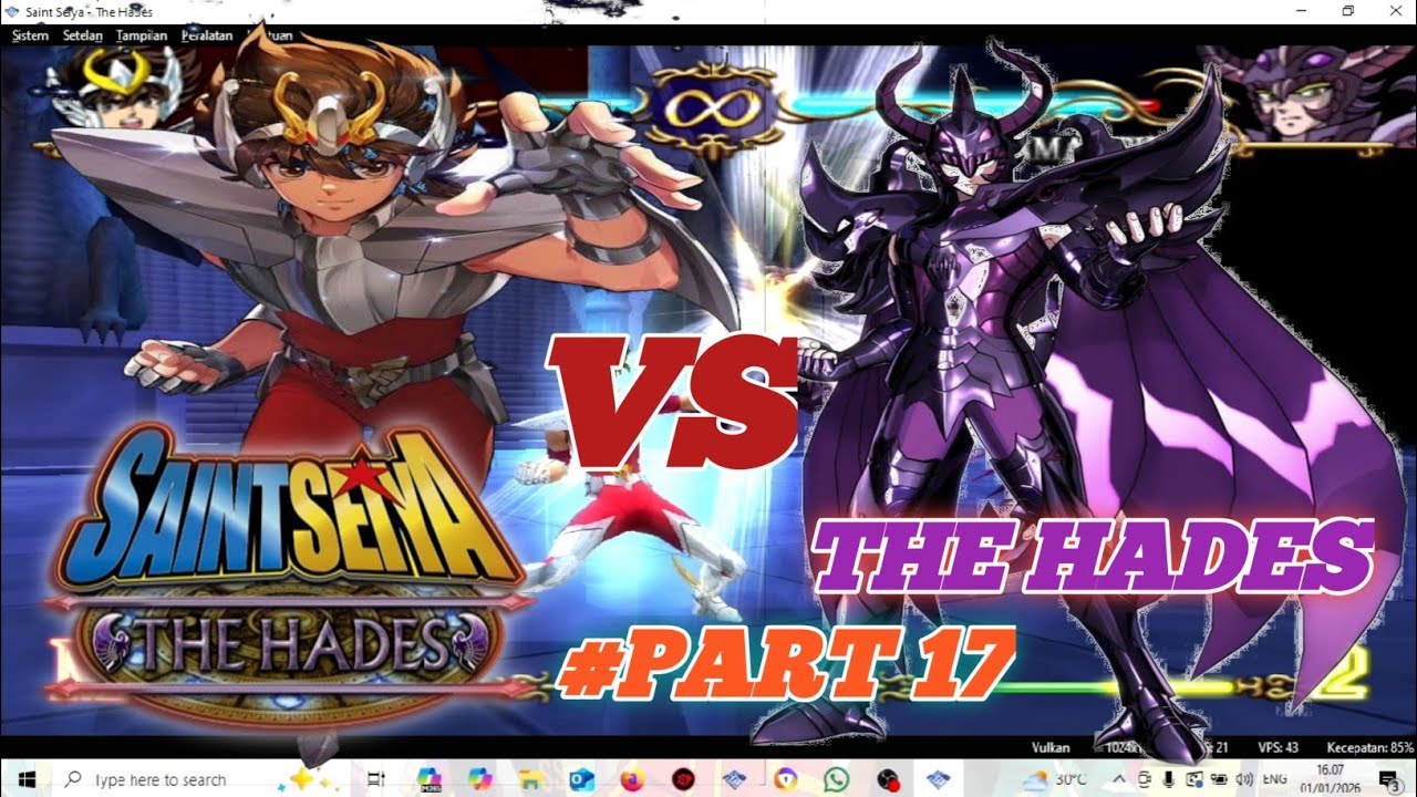 SAINT SEIYA: THE HADES - PEGASUS SEIYA vs WYVERN RHADAMANTHYS part 17 game PS2