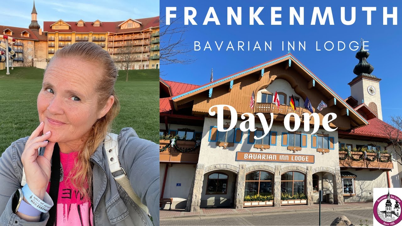 Frankenmuth Bavarian Inn Lodge Tour | Visit a German Bavarian Village in Michigan! 🥨Day 1