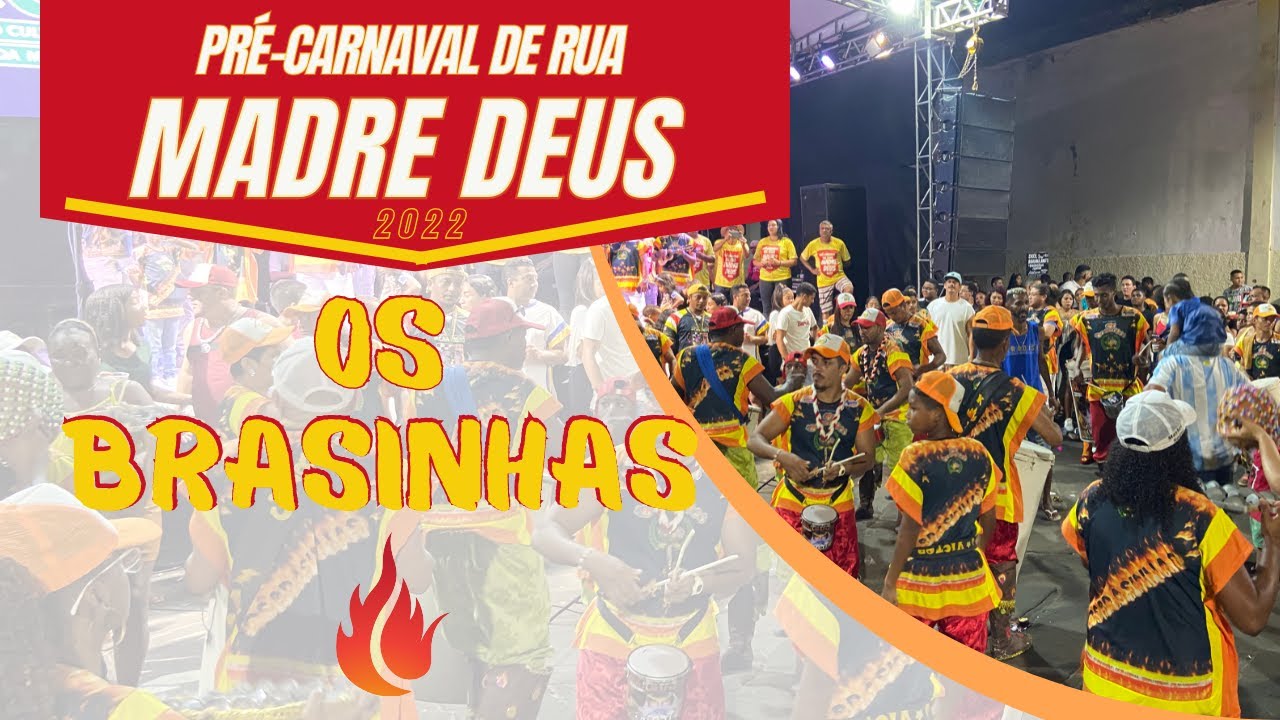 BT OS BRASINHAS, durante apresentação do PRÉ-CARNAVAL DA MADRE DEUS 2022