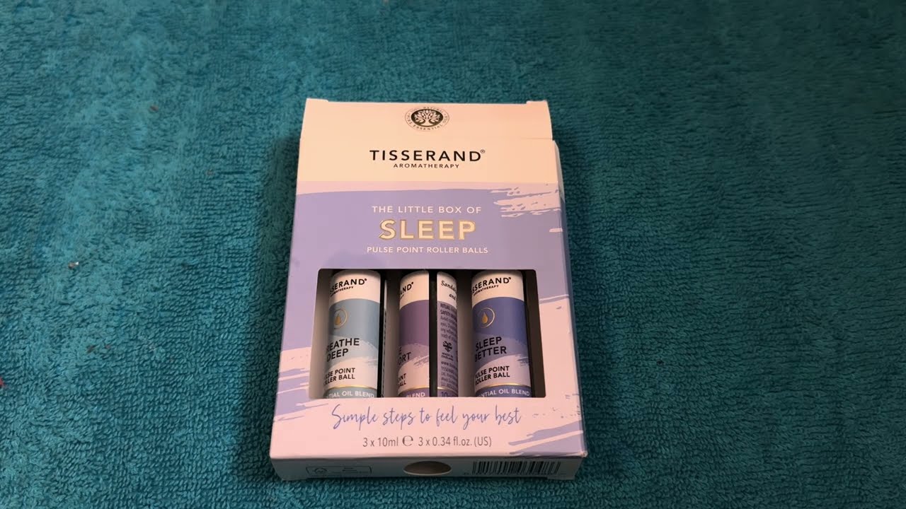 Ароматерапия Tisserand: Маленькая коробочка для сна - роликовые шарики для точечного массажа.