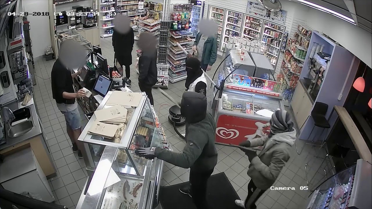 R&oslash;veri mod 7-Eleven p&aring; Frederiks All&eacute; i Aarhus