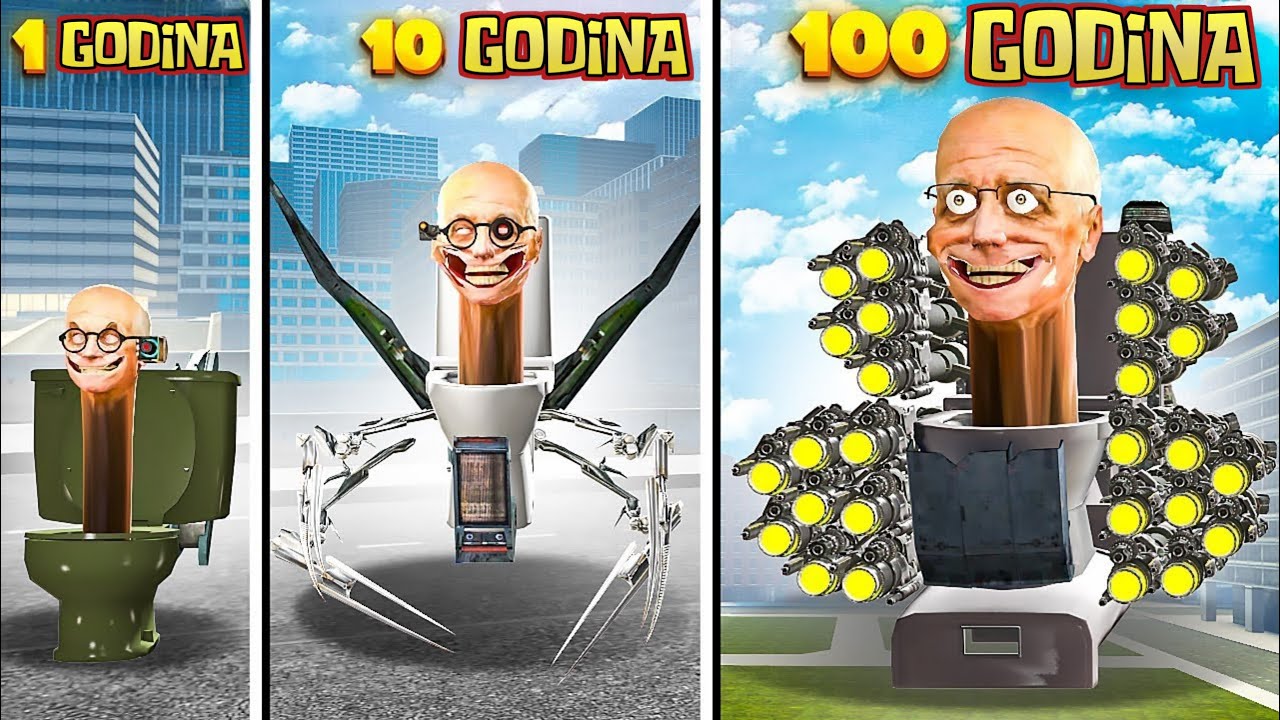 ŽIVOT ZNANSTVENIKA ŠKIBIDI WC ŠOLJE OD ROĐENJA DO SMRTI!