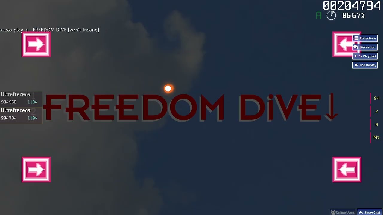 Freedom Dive (wrn's Insane) 78.31%