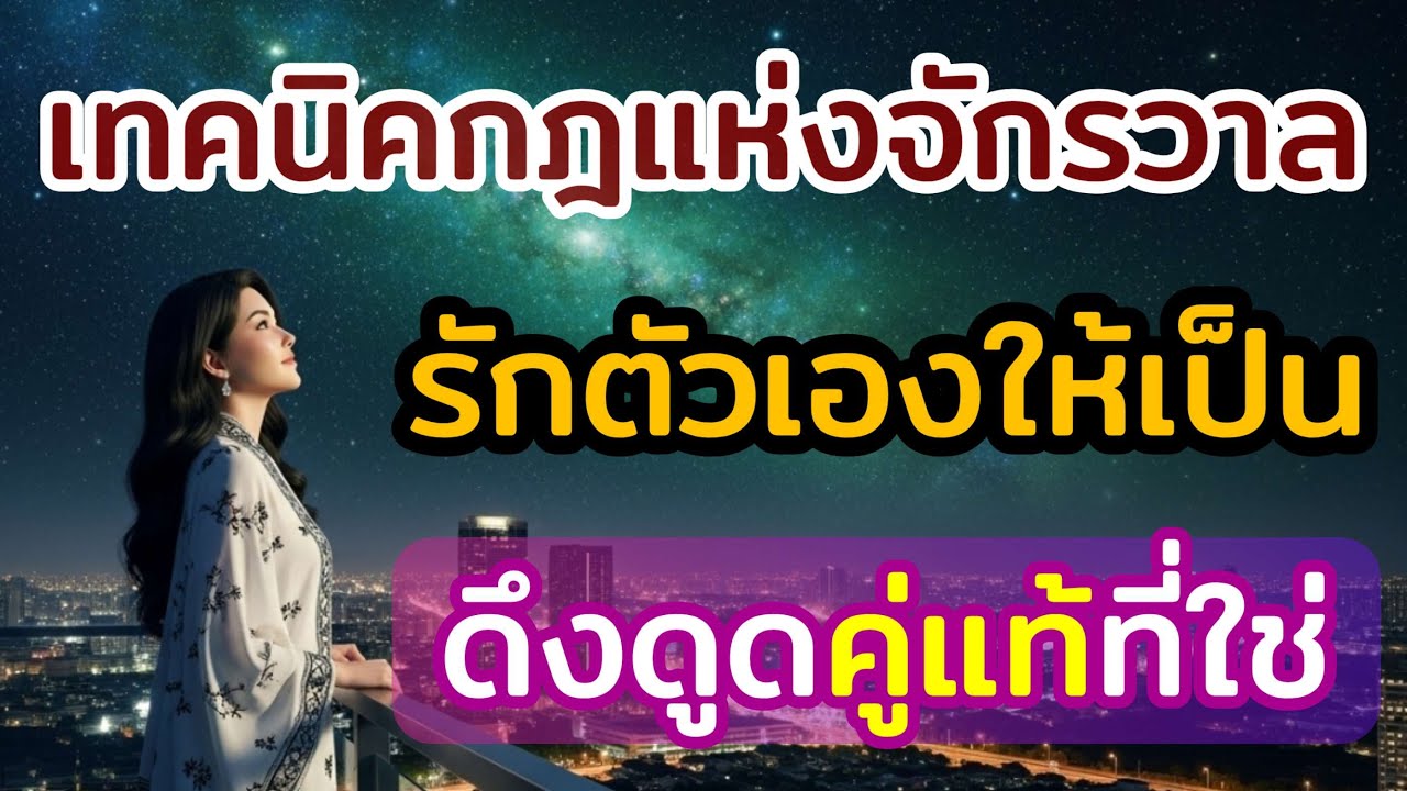 รักตัวเองให้เป็น! เทคนิคใช้กฎจักรวาล ดึงดูด 
