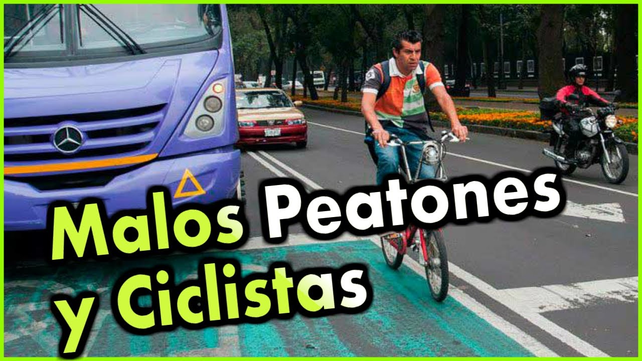 Peatones y ciclistas imprudentes | Malos hábitos | Dashcam CDMX