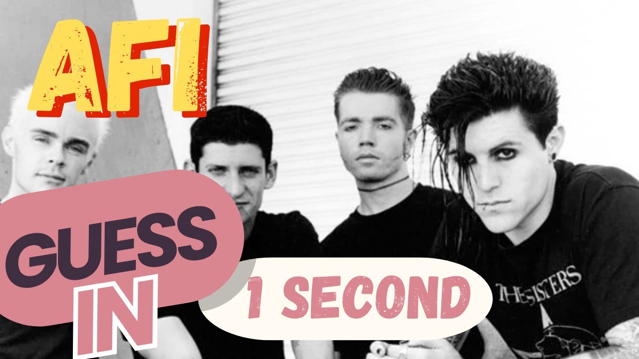 Can you guess the AFI song in 1 second?