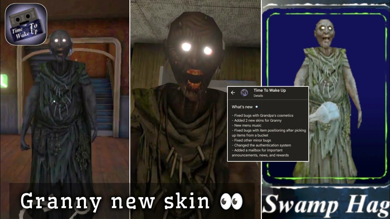 Granny 5 new skin jumpscares 👀