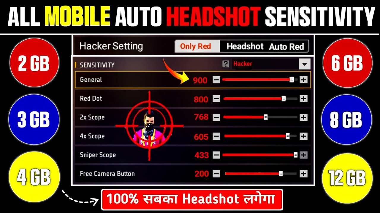 Free Fire Max Headshot Setting After Update 2026⚡Best Sensitivity Settings ⚙️| Sensitivity Setting