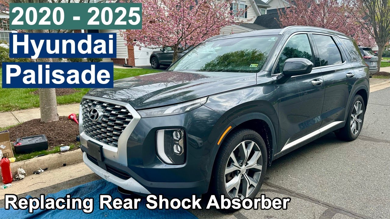 DIY 2020 2021 2022 2023 2024 2025 Hyundai Palisade Replacing Rear Shock Absorber