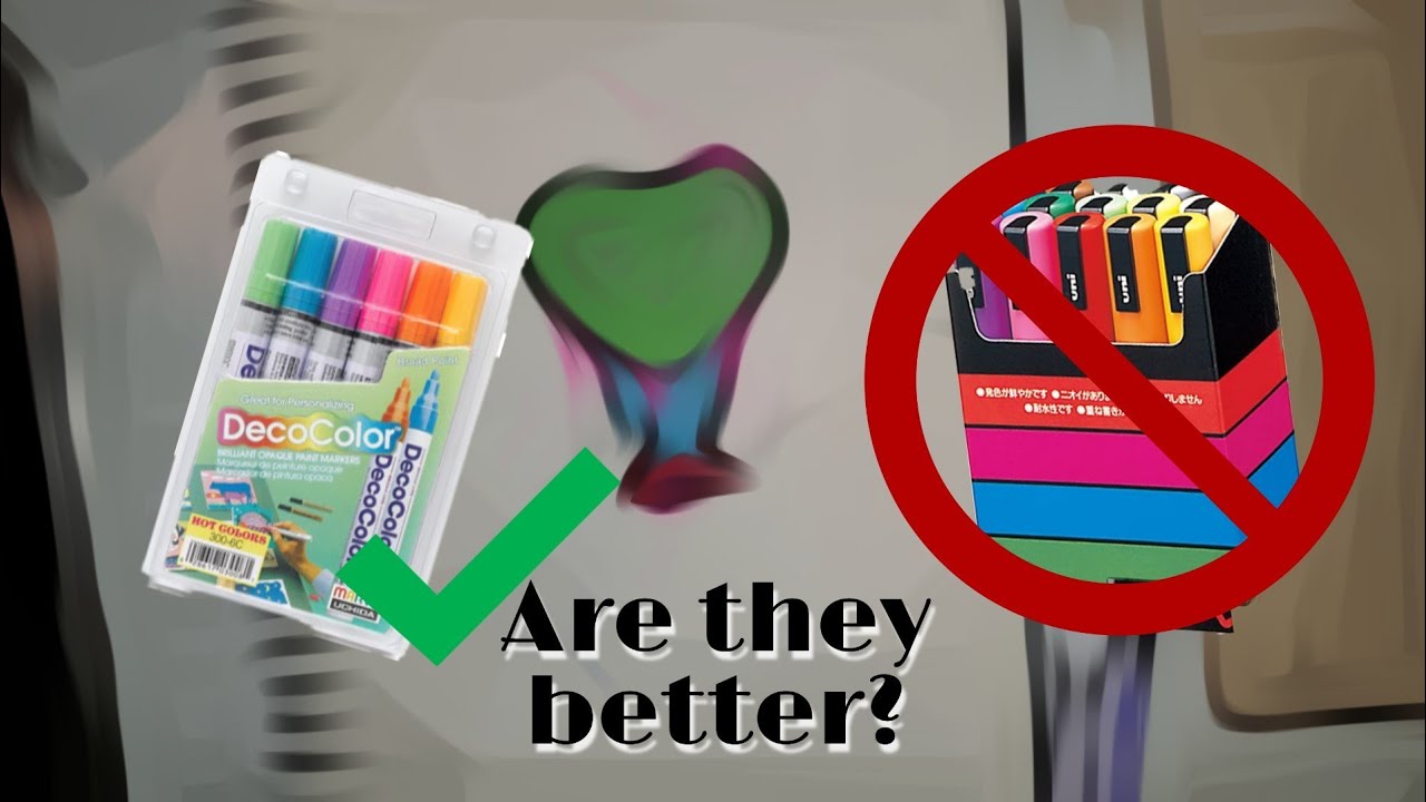 Decocolor markers review (best paint markers)