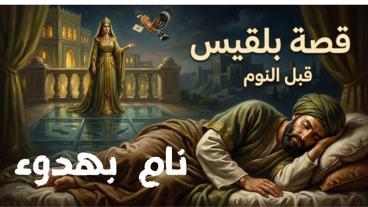 لتنام بهدوء 🌙دخلت بلقيس قصر سليمان… وما رأته هناك غيّر كل شيء 👑الهدهد يكشف السر🔥