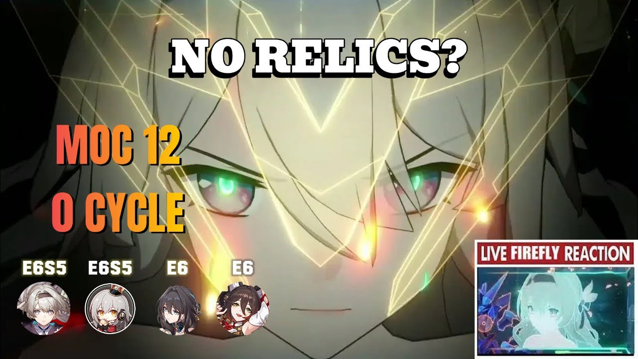 Lore Accurate Firefly DOES NOT Need Relics | E6S5 Firefly 0 Cycle | Honkai Star Rail 2.3 MoC 12