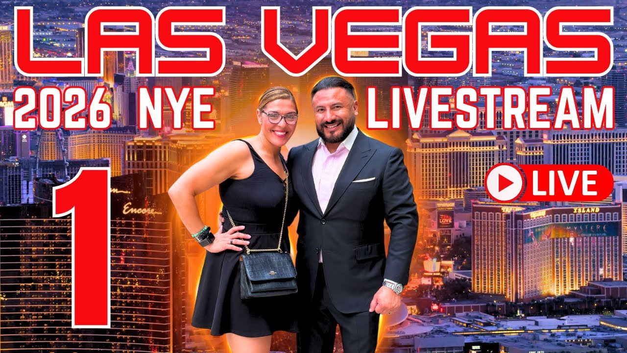 🔴 Part 1 - NYE LAS VEGAS LIVE! New Year's Eve. Wednesday Dec 31, 2025. IRL Livestream