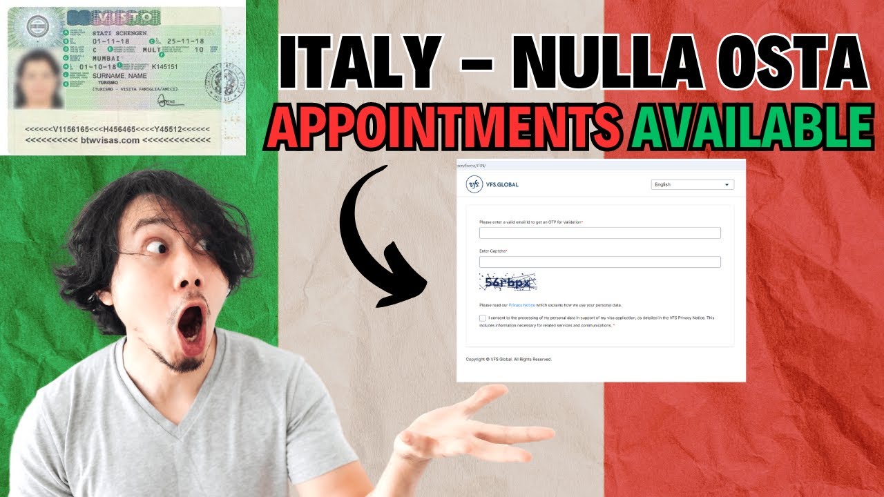 How to Book an Appointment for Employment with Nulla Osta Sui | VFS Step-by-Step Guide #nullaosta