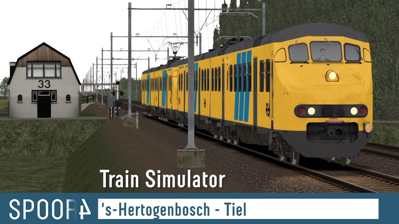 Train Simulator: 's-Hertogenbosch - Tiel with NS Mat'64