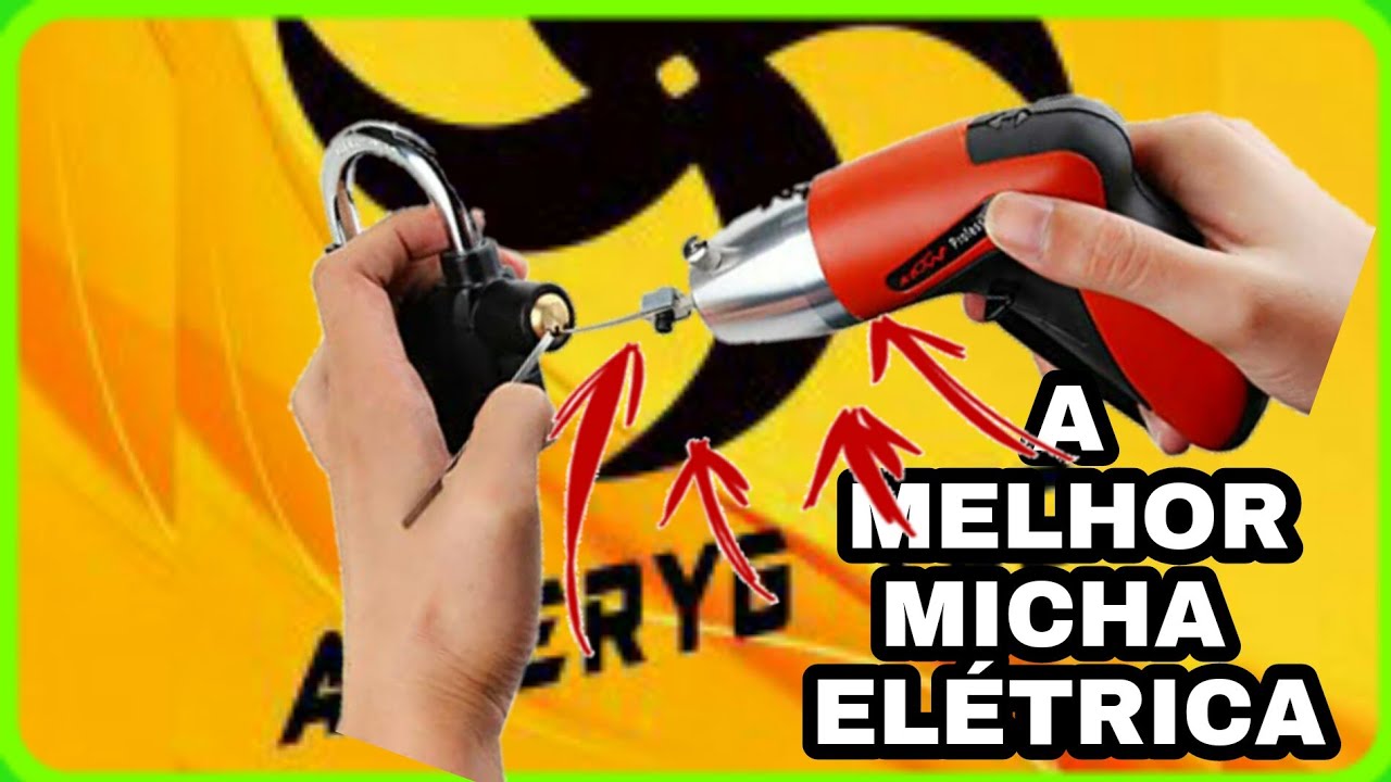 A melhor micha elétrica para abrir cilindros