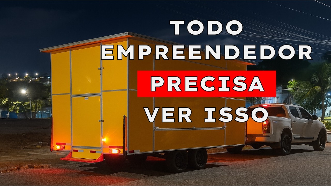 Fabricando um Trailer de Pizzaria do Zero em 30 Dias