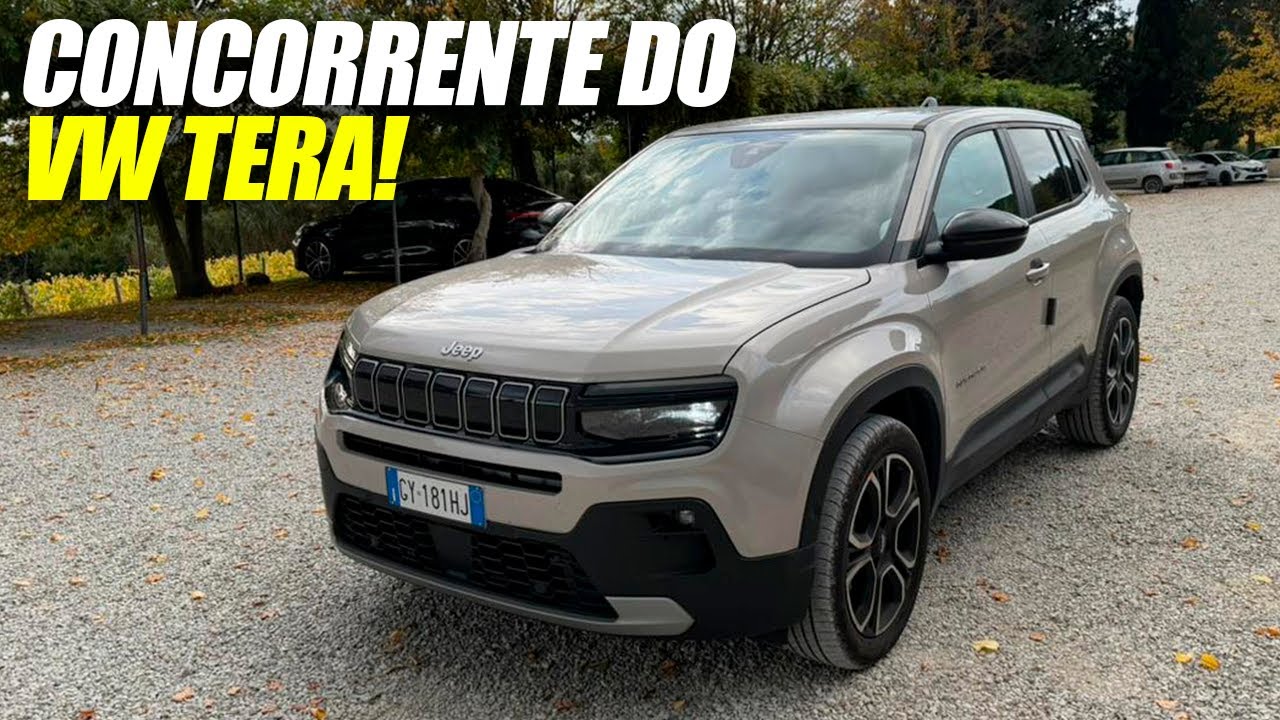 PRIMEIRO CONTATO COM O NOVO JEEP AVENGER!! SUV MENOR QUE O RENEGADE FABRICADO NO BRASIL!